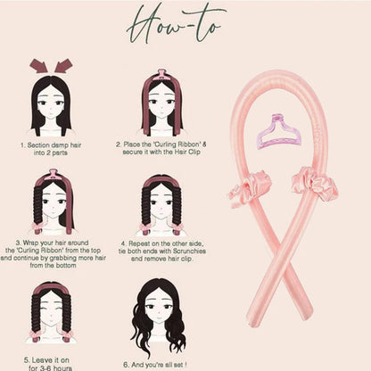 Heatless Curling Rod Headband