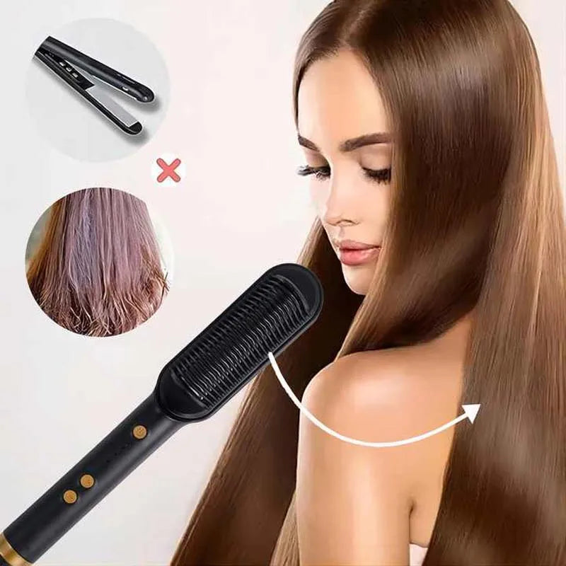 Hair Medics™ Hair Straightener Brush